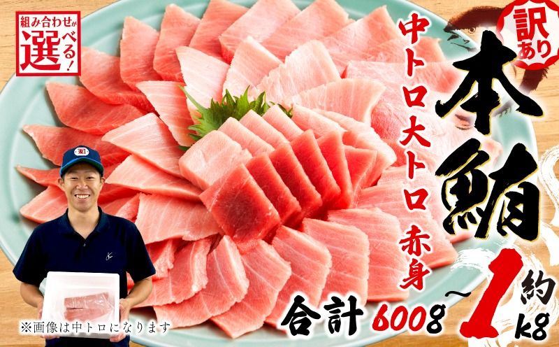 [組み合わせが選べる] 訳あり 本まぐろ 中とろ 大とろ 赤身 セット 約 600g〜1kg 不定型柵 鮪 まぐろ 中トロ 大トロ 冷凍 鮪 漬け マグロ ユッケ 海鮮 本マグロ 本まぐろ 人気 まぐろ おいしい まぐろ 静岡 藤枝