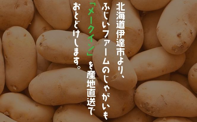 ＜先行予約＞北海道産 じゃがいも(メークイン) 約10kg | ジャガイモ 馬鈴薯 ポテト 芋 イモ 国産 野菜 人気 ふじいファーム