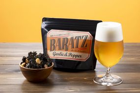 海苔とナッツの濃厚おつまみBARATZ（バラッツ） ガーリックペッパー・3種のチーズ・サワークリーム&オニオン 各4個セット  【お菓子 スナック 菓子 おかし 食品 】 041009_BP011