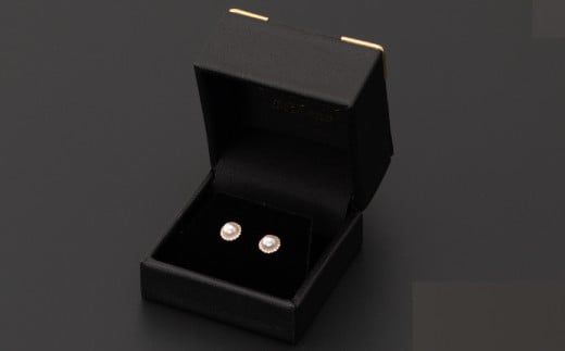 【真珠】【希望の光 ･大人シンプルモダン】5.2mm アコヤ真珠ピアス K18  P-185