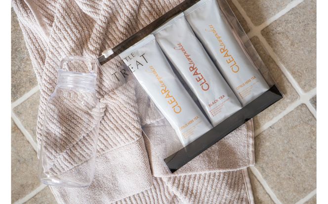 y_ސ쌧szCLEAR tanpaku BLACK TEA & CITRUS HERB TEA 4{Zbg 141305_MU03