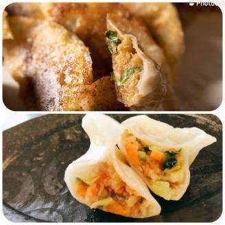 居酒屋のおかあちゃん手作り “パリパリひと口ぎょうざ”と“もちもち餃子”コラボセット 合計80個 H136-058