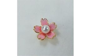 10-62伊勢志摩あこや本真珠ブローチピン(さくら)