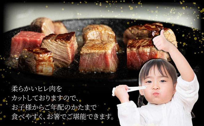 【佐賀産和牛】ヒレ サイコロ ステーキ 500g ステーキ E-282