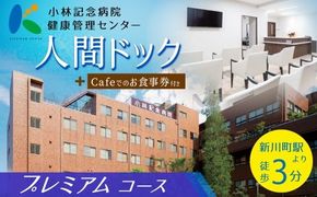 小林記念病院人間ドック（プレミアムコース）利用券 1名様分 CT検査 骨密度 脳ドック 健診 健康診断 健康 脳 内臓 骨 脳疾患 生活習慣病 券 チケット ギフト 贈り物 愛知県 碧南市 H203-001