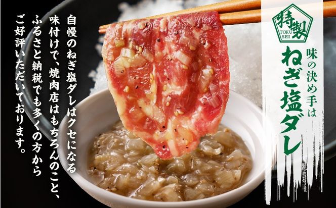 099Z625 【分けて届く定期便】ねぎ塩 牛たん（成型）合計 1kg 小分け 250g×4【牛タン 牛肉 焼肉用 薄切り 訳あり サイズ不揃い 全2回】