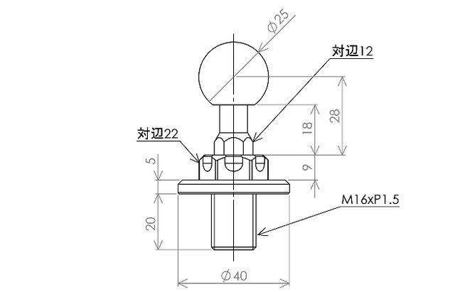 マルチマウントアームセットφ25-φ25　kawasaki（カワサキ）Ninja250，Ninja250R用 NAVI-MSS-K-M16B25B25 雑貨 日用品