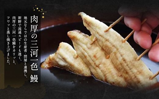 三河一色産 うなぎ蒲焼き 大3尾 合計480g以上 うなぎ 鰻 蒲焼 蒲焼き 肝焼き 国産 愛知県産 冷凍