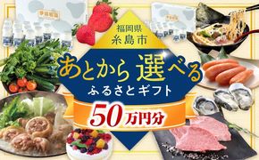 【あとから選べる】糸島市ふるさとギフト 50万円分 コンシェルジュ 糸島[AZZ010]