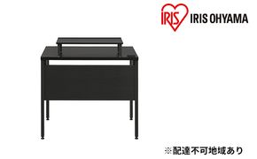 ケーブル収納デスク モニター台付 CSD-800M ブラック/ブラック アイリスオーヤマ 雑貨 日用品 インテリア 