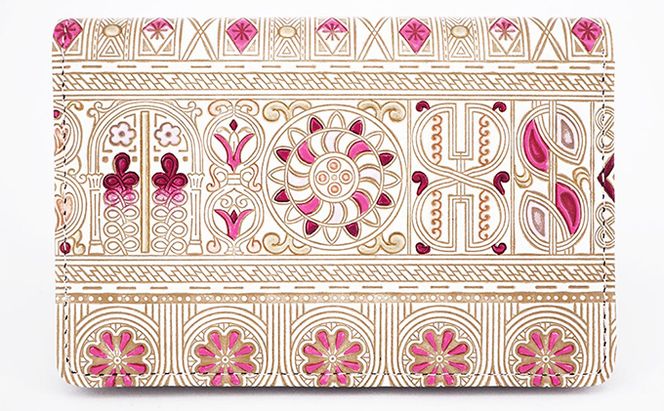 パスケース アポロン ピンク 文庫屋大関 名刺入れ カードホルダー 名刺ケース 名刺ホルダー カード入れ 定期入れ 定期ケース 雑貨 生活雑貨 小物 革小物 革製品 本革 日用品 民芸品 工芸品 東京 東京都 墨田区