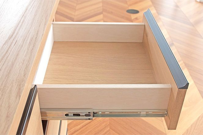 ムルート 120 スリムキャビネット NA【ナチュラル 完成品 薄型 収納家具 カウンター下収納 省スペース】(H062388)