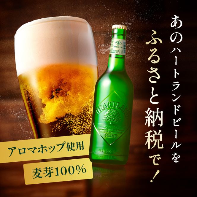定期便 3ヶ月 キリン ビール ハートランドビール 500ml 中瓶 12本 箱入 お酒 アルコール 瓶 3回 お楽しみ 