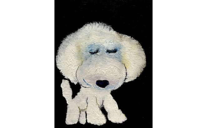 アーティストが描く愛しいペットのポートレート　F30号 142069_DK013