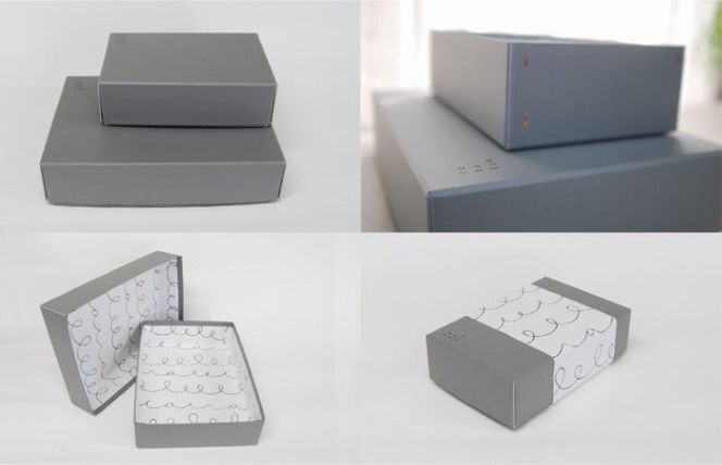 099H3326 特殊織ガーゼ ハンドタオル４枚とA5サイズの収納箱入り（オレンジ/パープル/グリーン/ブラウン）【泉州タオル 国産 吸水 普段使い シンプル 日用品】