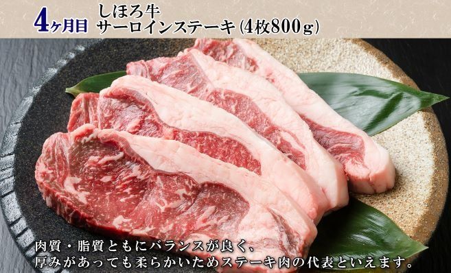 【CF】北海道 プレミアム 定期便 全4回 ゴロッケ ローストビーフ よつ葉 バター フライドポテト しほろ牛  サーロイン ステーキ コロッケ 牛 肉 ビーフ セット 牛 赤身肉 国産牛 肉 ビーフ セット 国産 頒布会 送料無料 十勝 士幌町クラウドファンディング 【X24】