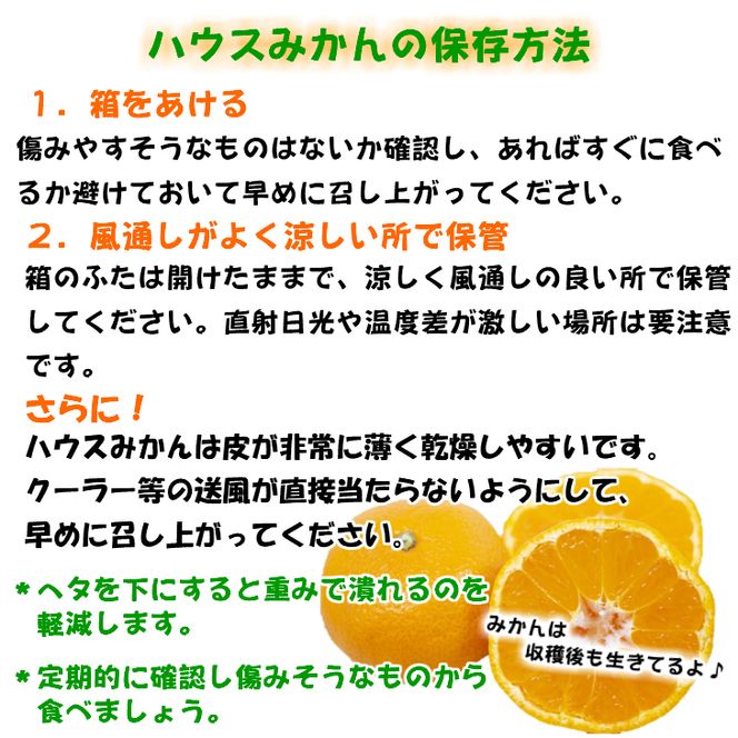 【6月発送】【特選】【赤秀】ハウスみかん 和歌山有田 約2.5kg （S～Lサイズ混合）