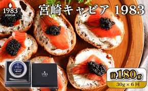 【定期便・全6回】＜国際線ファーストクラス採用＞宮崎キャビア1983 30g×6回（国産 キャビア 魚卵 宮崎県 宮崎 小林市 定期便）