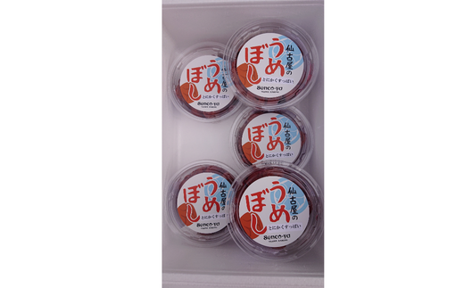 【仙古屋のうめぼし 150g×5個】 自家生産 梅 塩分10％ カビ発生防止 酒類 酢 調味料 防腐剤等 不使用 絶妙な旨味 焼酎 梅割り 食欲不振 夏バテ 健康志向 ふるさと納税 返礼品 おすすめ 兵庫県 香美町 香美町産 香住産 日本海 山陰 senco-ya 仙古屋 42-04