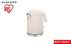電気ケトル IKE-D1000-CW ホワイト キッチン用品 調理家電 アイリスオーヤマ 電化製品 家電  新生活 一人暮らし
