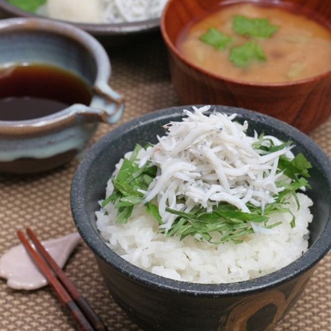 茹でたて釜揚げしらす　1kg箱入り【冷凍】無添加・無着色 【mar112】