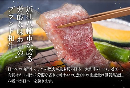 【4等級以上】極上近江牛焼肉用（バラ）【500g】【AG06U】