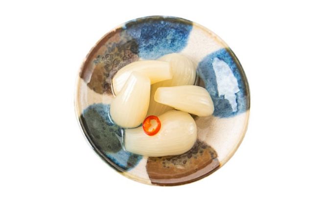 九州産 昔ながらの 田舎らっきょう 大粒 ファミリーサイズ 1.3kg 糸島市 / 荒木のつけもの らっきょう ラッキョウ 漬物[ACE005]