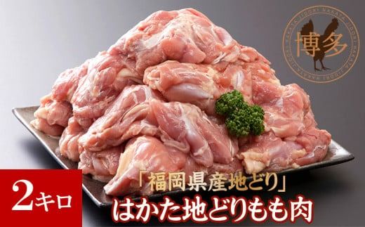 はかた地どり（もも肉2kg）　YZ001