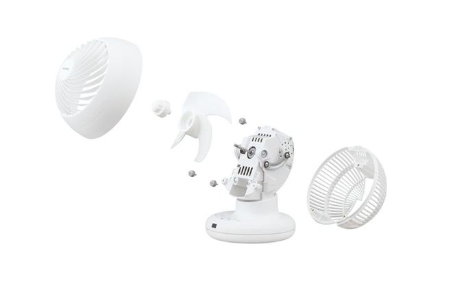 サーキュレーター ACボール型サーキュレーター PCF-BC15TEC-W ホワイト アイリスオーヤマ コンパクト パワフル 上下左右 自動首振り 切タイマー 節電 衣類乾燥 換気 お手入れ簡単 分解リモコン キッチン 寝室 デスク おしゃれ