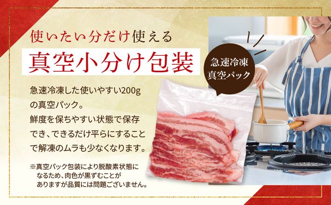 【小分け・真空パック】国産豚肉 豚バラスライス 200g×10p (2kg) ( 茨城県共通返礼品・茨城県産 ) ブランド豚 ローズポーク 茨城 国産 豚 豚肉 豚バラ 豚バラ肉 スライス 豚しゃぶ しゃぶしゃぶ 焼肉 冷凍 発送時期が選べる 小分け 真空パック