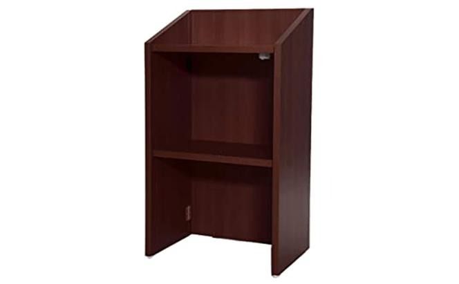 Free Table 司会者台 演台 幅60cm 折りたたみ式 雑貨 日用品 折りたたみ式 司会者台 組み立て式 工具不要