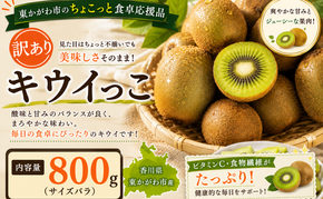 東かがわ市のちょこっと食卓応援品「キウイっこ 800g（サイズバラ）」