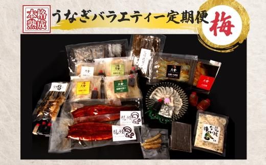 うなぎの概念が変わる!!【本格熟成】龍鰻バラエティー定期便《梅》 464686_BV007