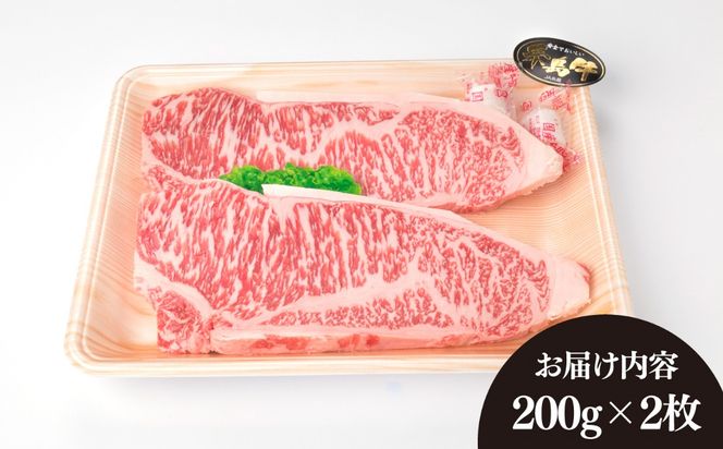 A4ランク 糸島黒毛和牛 サーロインステーキ 約200g×2枚 糸島市 / 糸島ミートデリ工房[ACA379] 糸島 和牛 サーロイン ステーキ 贈答 ボリューム 柔らか