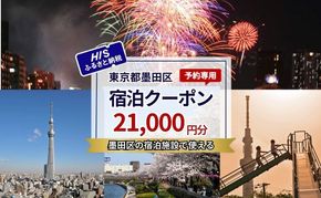 HISふるさと納税宿泊予約専用クーポン（東京都墨田区）21,000円分