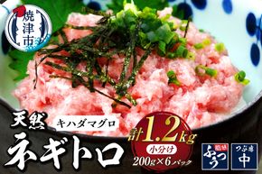 a12-290　焼津 海の極 海伸 マグロ ネギトロ 小分け 1.2kg 200g×6