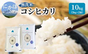 米 無洗米 令和7年産 コシヒカリ 5kg×2 秋田県 にかほ市 お米 こめ