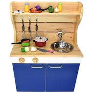 N6007_ままごとキッチンｗ５９０　青