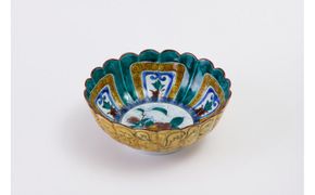 6号輪花鉢　吉田屋椿文 172111_CY15009