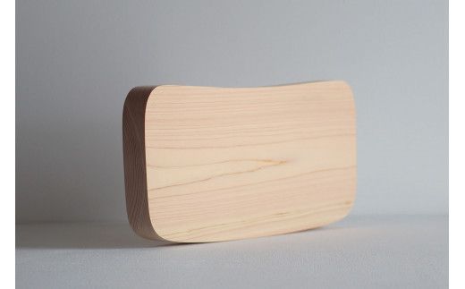 ヒノキ 曲線のまな板 カッティングボード キッチン雑貨