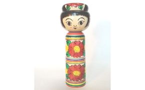 伝統こけし 人形 インテリア 和風 置き物 工芸品 木製 和室 伝承技術 木地技術 部屋 玄関 飾り 