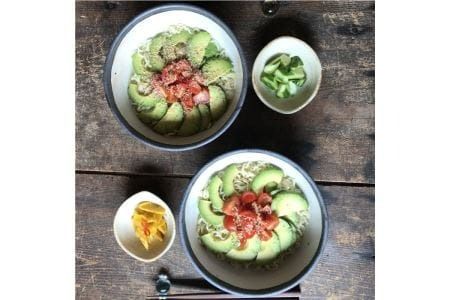 【 アイアン ブラック シリーズ 】 麺鉢 5個 セット糸島市 / うつわと手仕事の店 研 器 陶器 食器 クラフト 手作り [ARD018] 器 陶器 食器 クラフト 手作り 丼 うつわ 皿 おしゃれ 黒 ラーメン 鉢