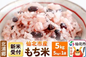 《令和8年産 新米予約》もち米 5kg1袋 米 仙北市産 [植物有機原料 EM菌 肥料 化学に頼らない 土づくり こだわり おいしい 美味しい 米 お米 北浦郷 秋田県 仙北市]|02_kum-021001s