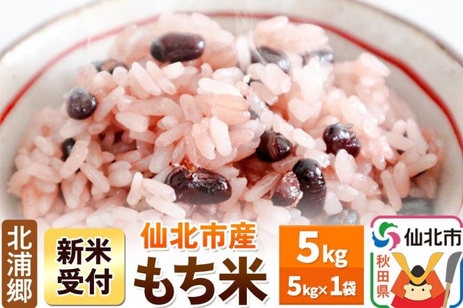 《令和8年産 新米予約》もち米 5kg1袋 米 仙北市産 [植物有機原料 EM菌 肥料 化学に頼らない 土づくり こだわり おいしい 美味しい 米 お米 北浦郷 秋田県 仙北市]|02_kum-021001s