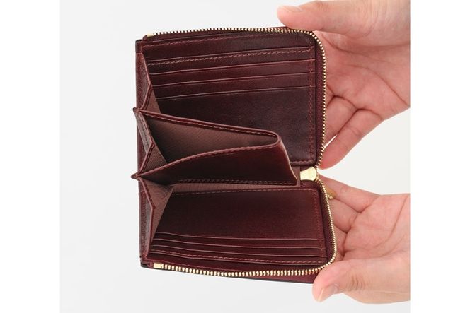 SOMES 財布 ミニウォレット （バーガンディ）HE-05 [ソメスサドル 北海道 砂川市 12260811-a] ソメス さいふ サイフ ウォレット ミニ 革財布 本革 革 革製品 レザー somes saddle