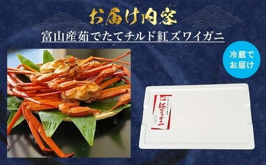 【冷蔵】自社漁船直送！魚卸問屋の紅ズワイガニ 400g級×2ハイセット ※2026年9月～発送