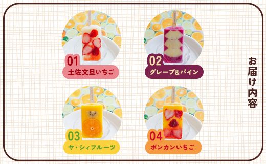 アイス 【12回定期便】手作りアイスキャンデー ８本セット Wys-0030