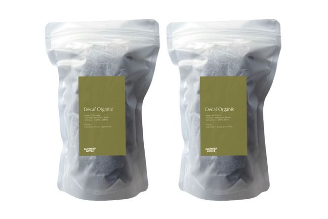 コールドブリュー コーヒー デカフェ 30g×6p×2袋 [エレファントコーヒー 福岡県 筑紫野市 21761127] スペシャルティ オーガニック 珈琲 自家焙煎 アイスコーヒー カフェインレス シングルオリジン