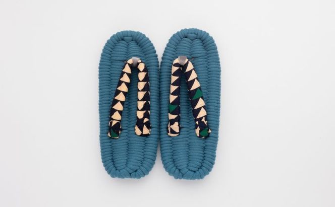 布ぞうり MERI 八つ橋　布草履 室内履き 健康 洗える 墨田区