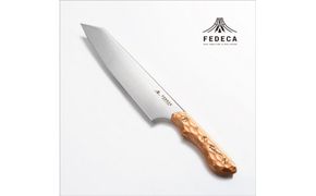 【FEDECA】三徳包丁 大 名栗ホワイト 001070
